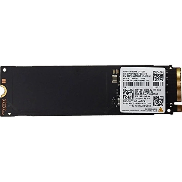 SAMSUNG PM991A - 256GB M.2 NVME SSD - Pulled