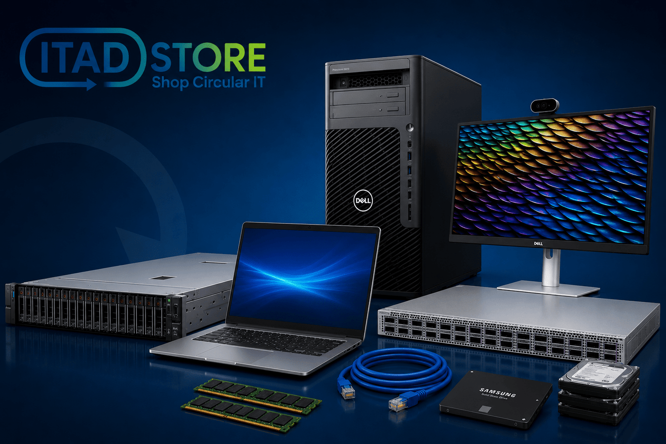 Centurion Computers, Laptops, Servers, Monitors, Switches, Cables, Hard Drives, SSD's etc