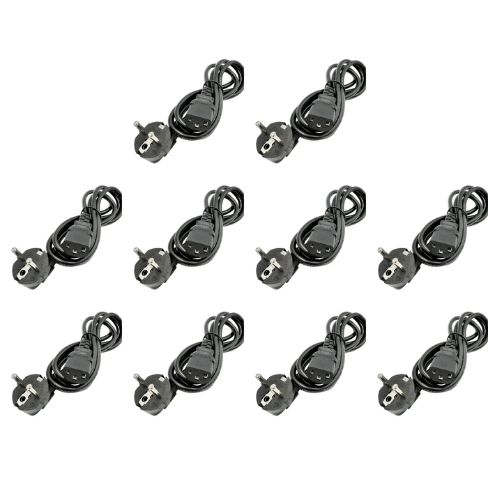 10 x Universal EU Schuko Plug AC Power Cord AII8963 – Refurb