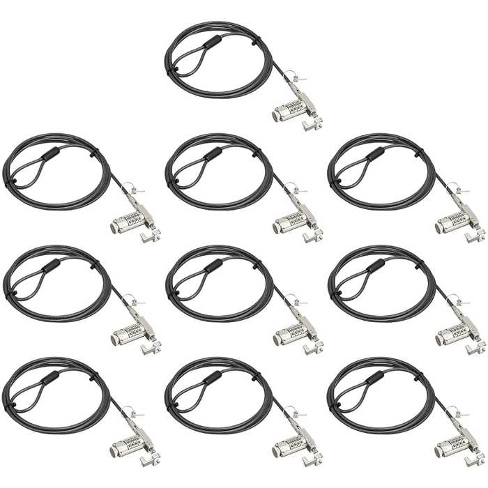 10 x Tz05T Noble Wedge Security Cable Combination Lock - New