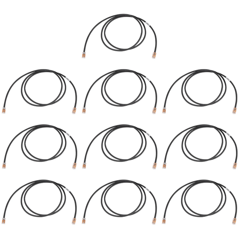 10 x CommScope CPC3392-03F004 GS8E-L-DG-4FT Gray U/UTP Modular Patch Cord – New