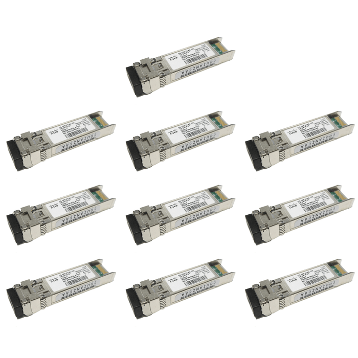 10 x Cisco DS-SFP-FC8G-SW 2/4/8-Gbps Fibre Channel-Shortwave, SFP+, LC, 10-2418-01 - Refurb