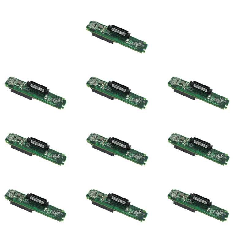 10 x EMC 303-115-003D Interposer SAS to Fibre Channel Dongle Interposer Board Converter - Refurb