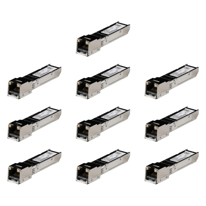 10 x Huawei 02314171 SFP-1000BaseT 1000BASE-T RJ45 100m Copper SFP Transceiver – New