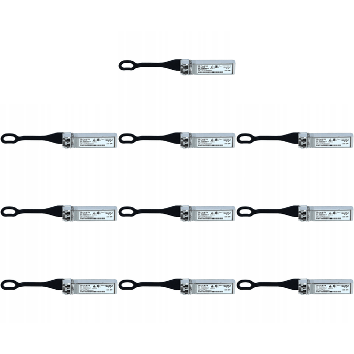 10 x Brocade 57-1000333-01 32Gb Fibre Channel SWL SFP+ Transceiver Module – Refurb