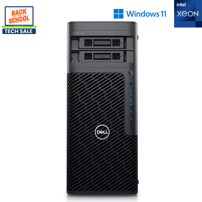 Dell Precision 5860 Tower AI & Engineering Workstation Computer - Xeon W5-2445 - 32GB DDR5 - 512GB NVME SSD - Nvidia RTX A4000 - Win11Pro - Refurb