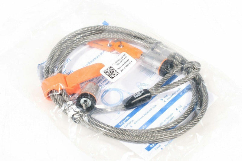 Kensington OPU604 MicroSaver Keyed Twin Notebook Cable Lock – Open Box