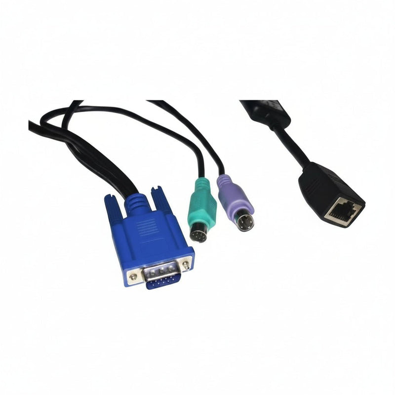 Dell 0K9442 Rev A00 KVM / KMM SIP PS2 Server Cable – Pre-Owned
