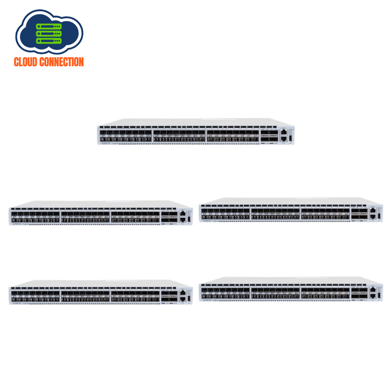 5 x Arista DCS-7050TX-64 48 × 10G-T RJ45 + 4 × 40GE QSFP Ethernet Switch – Refurb