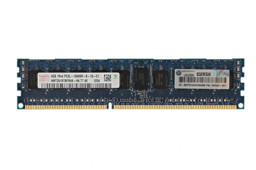 SK Hynix 4GB 1Rx4 PC3L-10600R-9-12-C1 DDR3 Server RAM – Refurb