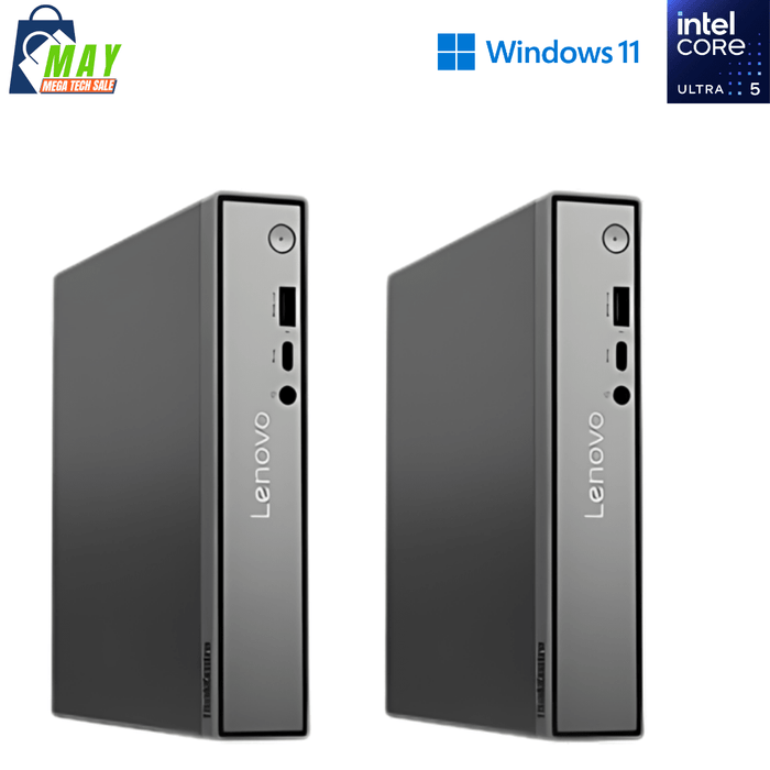 2 x Lenovo ThinkCentre Neo 50q Gen 5 Tiny Computer - Ultra 5 210H - 8GB DDR5 - 512GB SSD - Win11Pro - New Special
