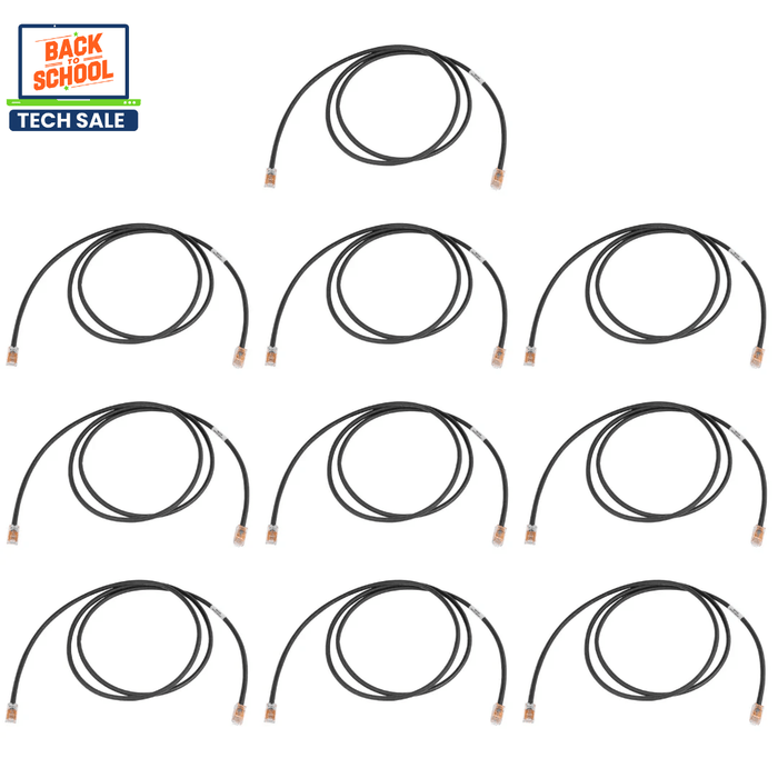 10 x CommScope CPC3392-03F004 GS8E-L-DG-4FT Gray U/UTP Modular Patch Cord – New