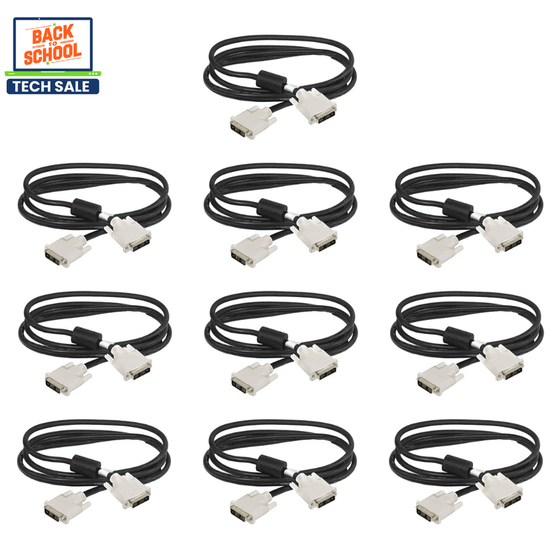 10 x DVI-D Male To Dvi-D Male - 1 Meter - New