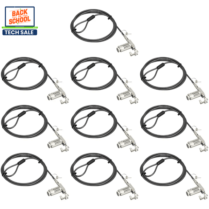 10 x Tz05T Noble Wedge Security Cable Combination Lock - New