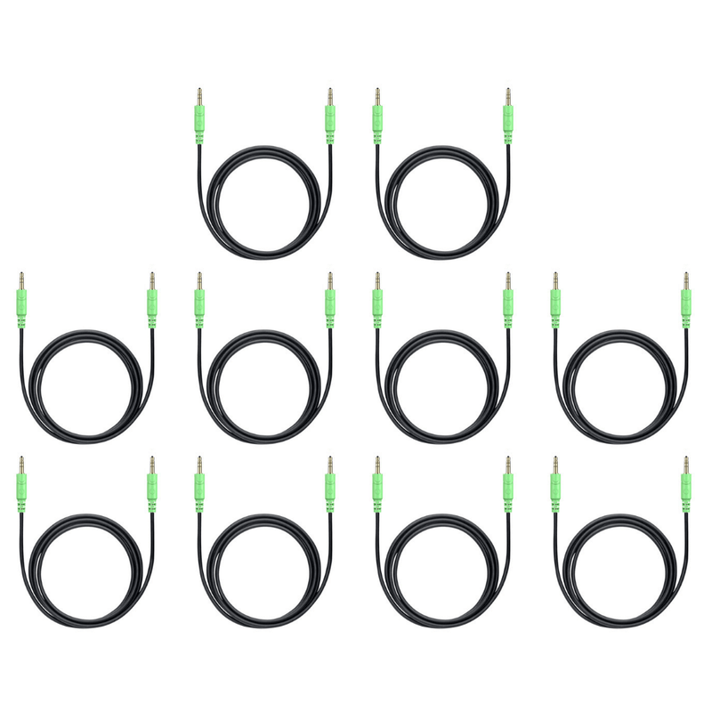 10 x 90Cm Aux Cable 3.5Mm To 3.5Mm Male To Male - Audio Cable - New