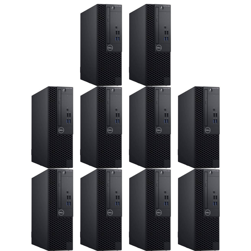 10 x Dell Optiplex 3060 SFF IT Computer - i5 8400 - 8GB DDR4 - 256GB SSD - Win11Pro - Refurb Special