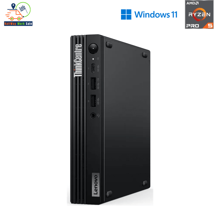 Lenovo ThinkCentre M75q Gen 5 Tiny Business Computer – Ryzen 5 8500GE – 16GB DDR5 – 256GB NVMe SSD – Win11Pro – Demo