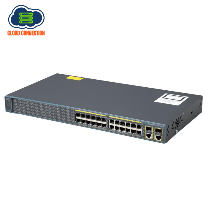 Cisco WS-C2960+24TC-S 2960 Plus 24 10/100 + 2 T/SFP Switch - Refurb