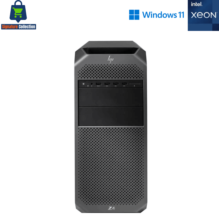 HP Z4 G4 Tower Workstation – Xeon W-2125 – 32GB DDR4 – 512GB SSD – Quadro P2000 Win11Pro – Refurb