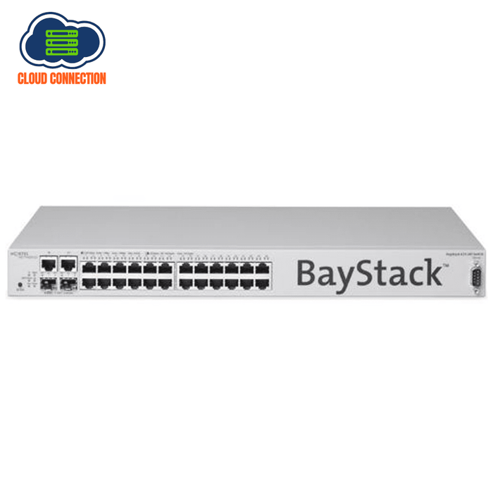 Nortel Baystack 425-24T 24-Port 10/100 Ethernet Switch, 2 Sfp - Refurb