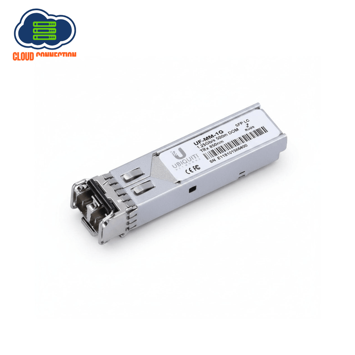 Ubiquiti UF-MM-1G 850nm 1.25G LC SFP 550m Fiber Transceiver – Refurb