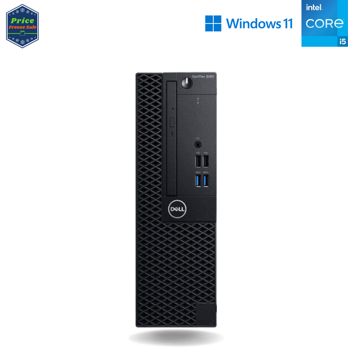 Dell Optiplex 3060 SFF IT Computer - i5 8400 - 8GB DDR4 - 256GB SSD - Win11Pro - Refurb Special