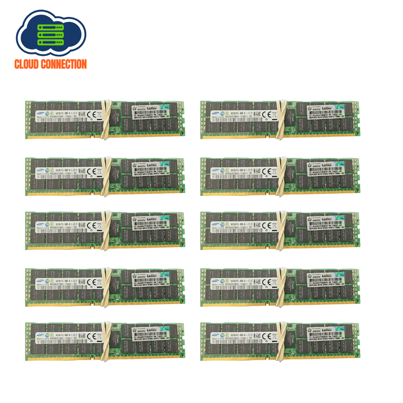 10 x Samsung (HP Certified 716322-081) 24GB 3RX4 PC3L-10600R-09-11-ZZZ-P3 Server RAM - Refurb