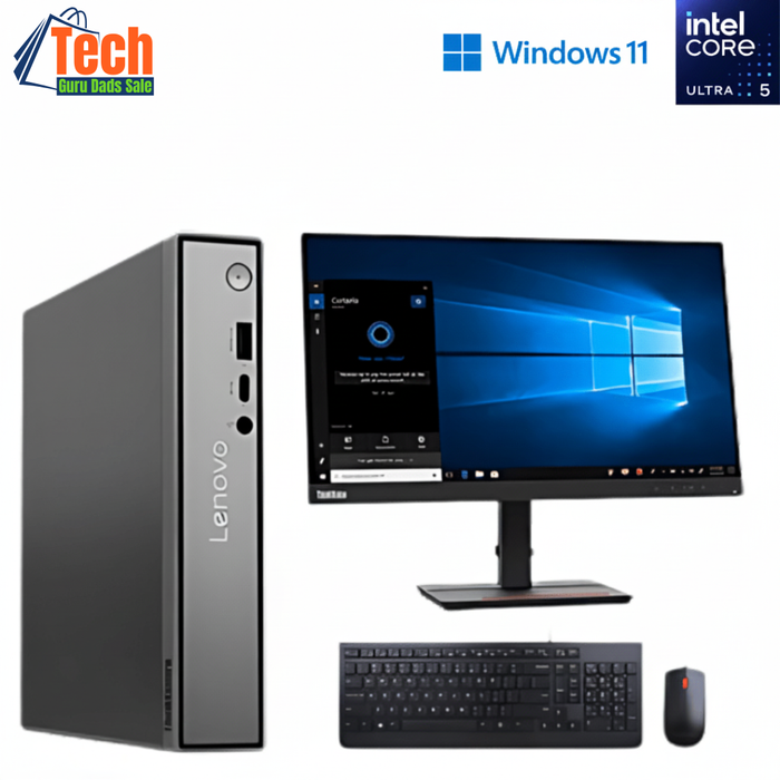 Lenovo ThinkCentre Neo 50q Gen 5 Tiny Performance Computer Set - Ultra 5 210H - 8GB DDR5 - 512GB SSD - Win11Pro - New Special
