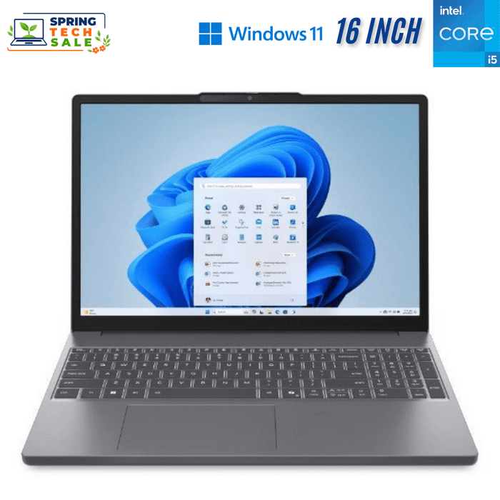Lenovo IdeaPad Slim 3 16IRH10 16 Inch Laptop – i5 13420H – 8GB DDR5 – 512GB SSD – Win11 Home – New