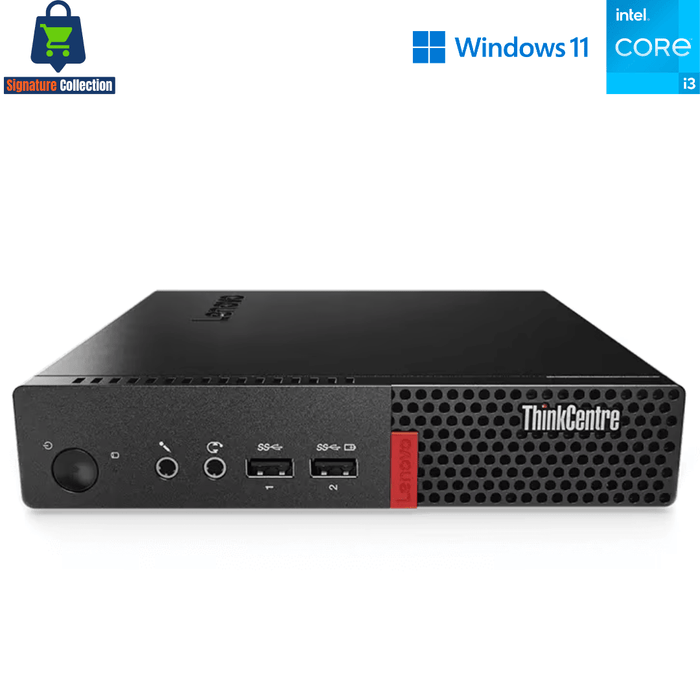 Lenovo ThinkCentre M710q Office Tiny Business Computer – i3 7100T – 8GB DDR4 – 128GB SATA SSD – Win10Pro – Refurb
