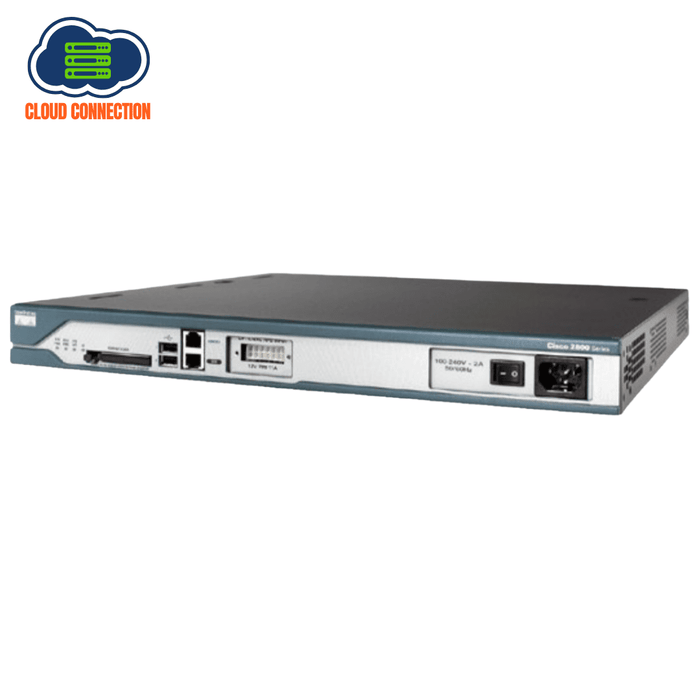 Cisco 2811 2FE, 1 NME, 4 HWICs, 2 PVDM slots, 2 AIMs, and Cisco IOS IP Base Router - Refurb