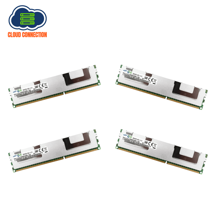 Samsung 128GB Kit - 4 x 32GB 4Rx4 PC3L-12800L-11-12-C0 DDR3 Server RAM – Refurb