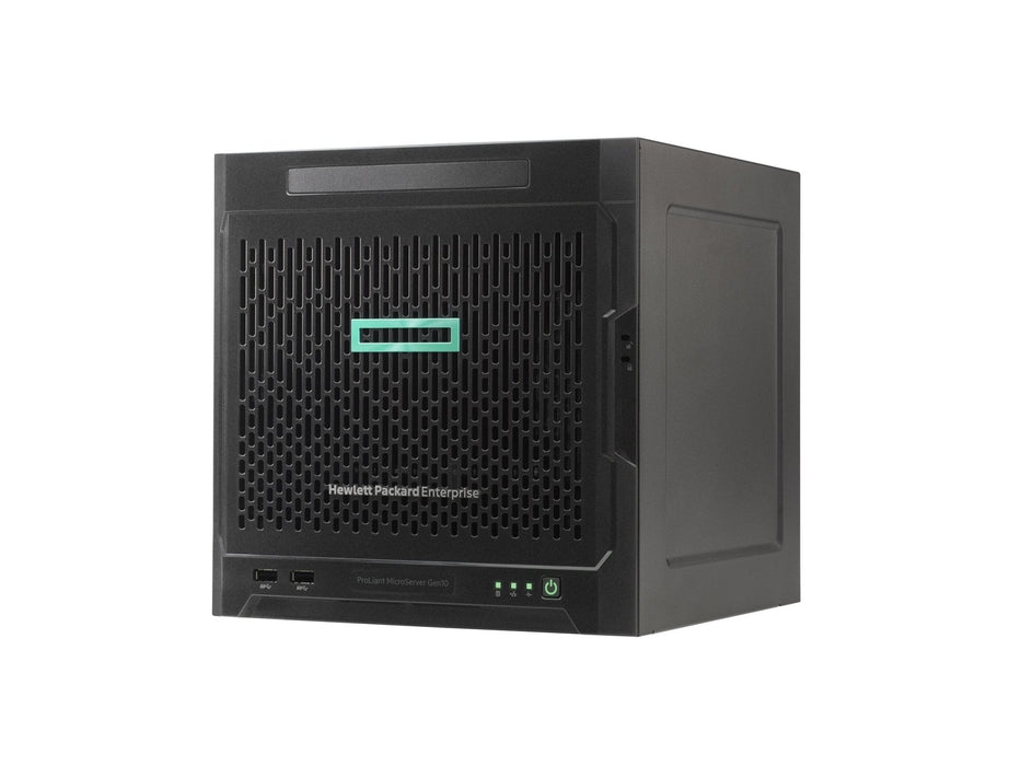 HPE ProLiant MicroServer Gen10 Ultra Micro Tower – 4 LFF – AMD Opteron X3216 – 16GB DDR4 – 120GB SSD – Marvell 88SE9230 – Intel 3321I - 1 X 2OO Watts– Refurb