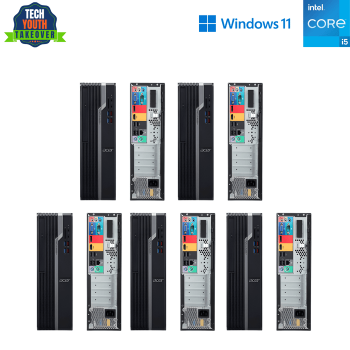 5 x Acer Veriton X4665G SFF SMME Business Bundle – i5 9400 – 16GB DDR4 – 256GB SSD – Win11Pro – Refurb Special