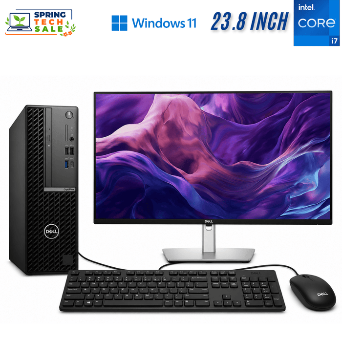 Dell OptiPlex 7010 SFF Developer Computer Set – i7 13700 – 8GB DDR5 – 512GB SSD – Win11Pro – Demo Special