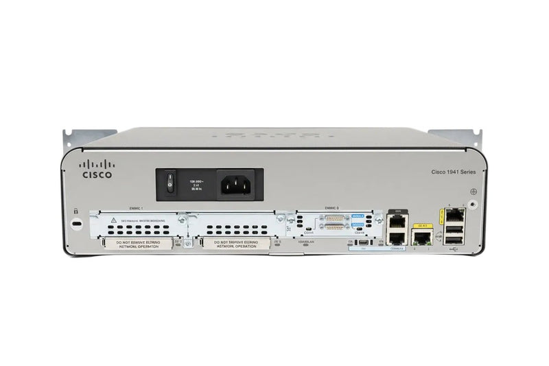 Cisco 1941/K9 Integrated Services Router with HWIC-2T 2-Port Serial WAN Interface Card – Refurb