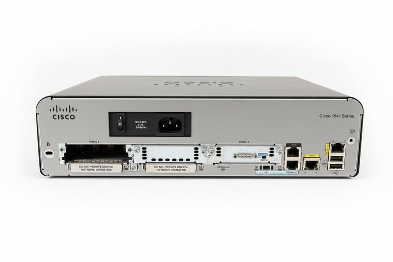 Cisco 1941/K9 Integrated Services Router with HWIC 1-Port Serial WAN Interface Card – Refurb
