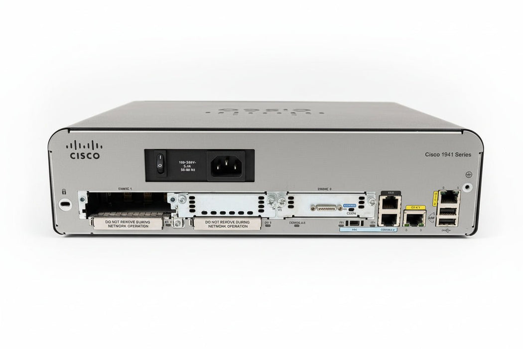 Cisco 1941/K9 Integrated Services Router with HWIC 1-Port Serial WAN Interface Card – Refurb