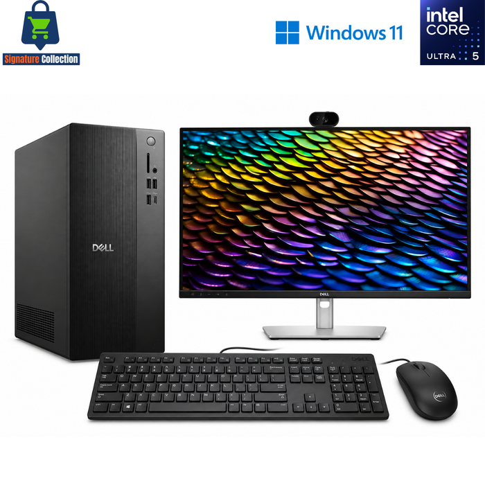 Dell Pro Tower Essential QVT1260 + P2726DEB Conference Computer Set – Ultra 5 225 – 16GB DDR5 – 512GB NVMe SSD – Win11Pro – New Special
