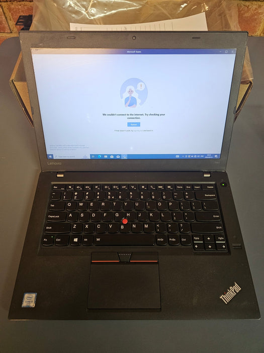 Lenovo Thinkpad T460 (Fair Condition) 14 Inch Laptop; i5 6200u; 8GB PC3; 256GB SSD; Win10Pro; Refurb