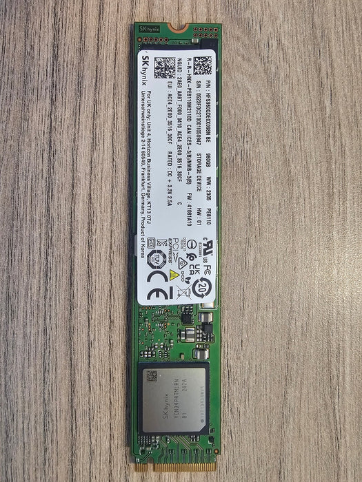 SK Hynix HFS960GDE0X098N 960GB PCIe Gen3 x4 NVME M.2 22110 SSD; Open Box ESD Sealed