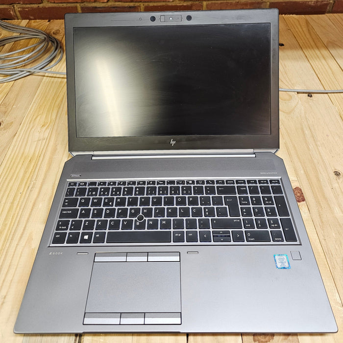 HP ZBook 15 G6 (Fair Condition) 15.6 Inch Design Laptop; i7 9850H; 16GB PC4; 256GB SSD; Nvidia T2000; Win11Pro; Refurb