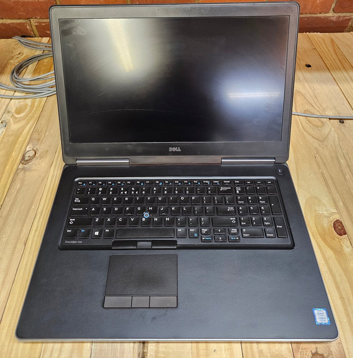 Dell Precision 7720 (Good Condition, Battery Issue) 17.3 Inch Workstation Laptop; i7 7820HQ; 16GB PC4; 256GB SSD; Nvidia M1200; Win10Pro; Refurb