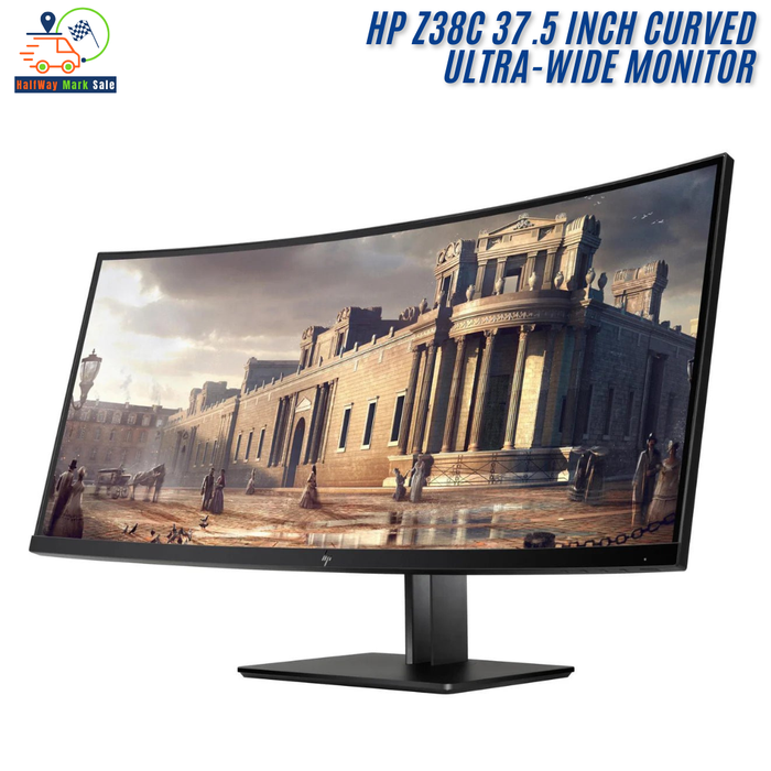 HP Z38c 37.5 Inch Curved Ultra-Wide Monitor – 3840 x 1600 UWQHD+ – USB Hub – Refurb