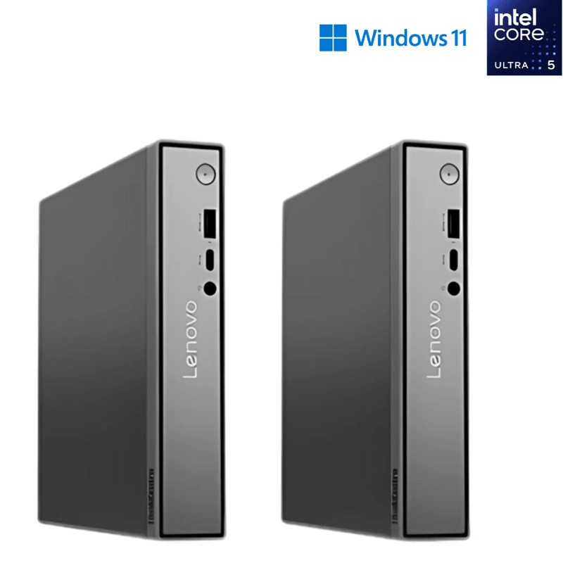 2 x Lenovo ThinkCentre Neo 50q Gen 5 Tiny Computer - Ultra 5 210H - 8GB DDR5 - 512GB SSD - Win11Pro - New Special