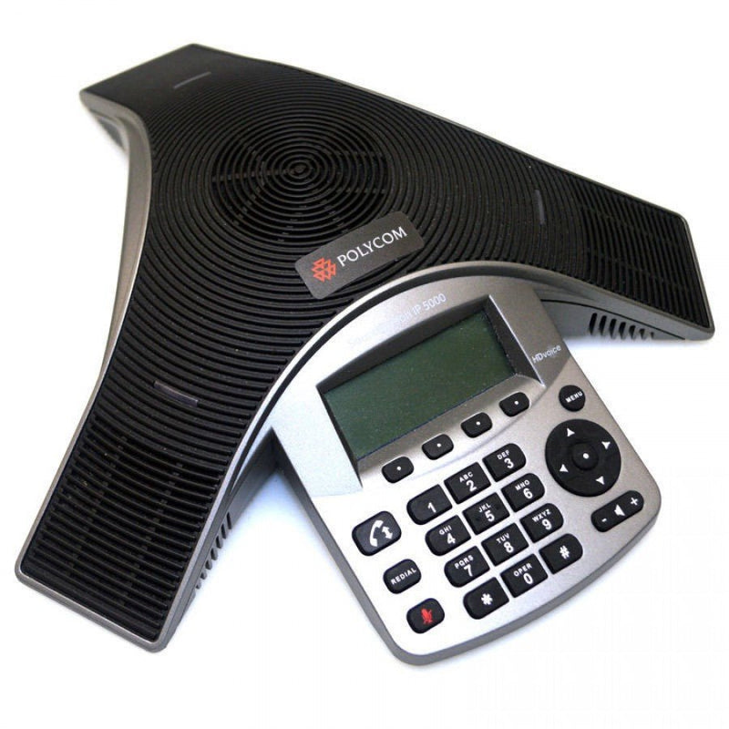 Polycom 2201-30900-001 SoundStation IP 5000 VoIP Conference Phone – Pre-Owned
