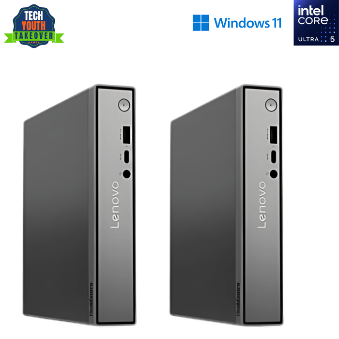 2 x Lenovo ThinkCentre Neo 50q Gen 5 Tiny Computer - Ultra 5 210H - 8GB DDR5 - 512GB SSD - Win11Pro - New Special