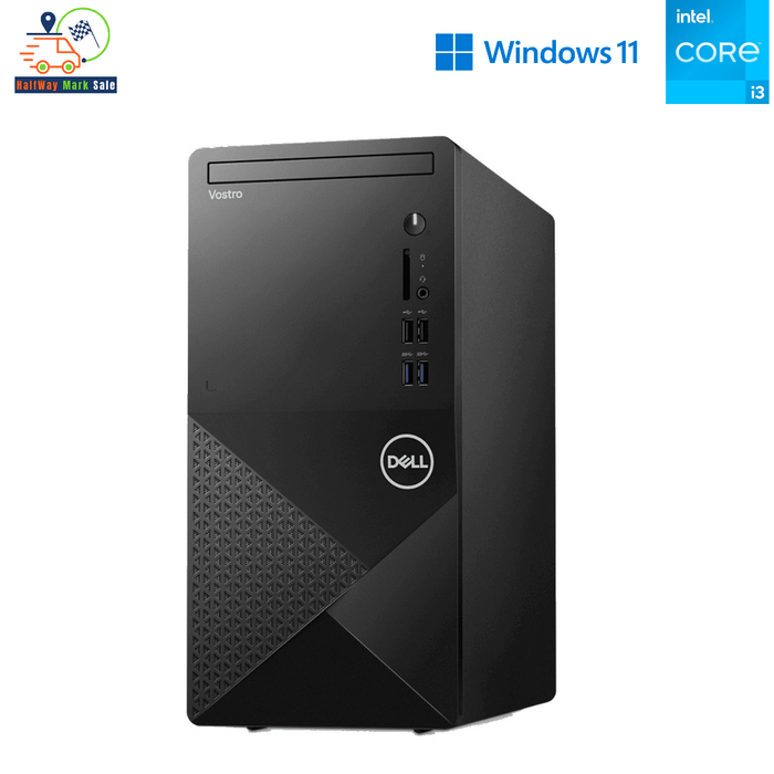 Dell Vostro 3910 MT Computer - i3 12100 - 8GB PC4 - 512GB NVMe SSD - Win11Pro - New