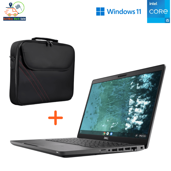 Dell Latitude 5400 14 Inch Business Laptop  - i5 8365U- 16GB DDR4 - 512GB NVMe - Win11Pro + Port Designs Clamshell 15.6 Inch Laptop Bag - Refurb