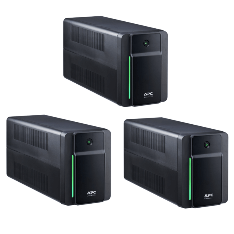 3 x APC BX2200MI Back-UPS 2200VA 230V Line Interactive UPS Office Power Backup – Open Box Special